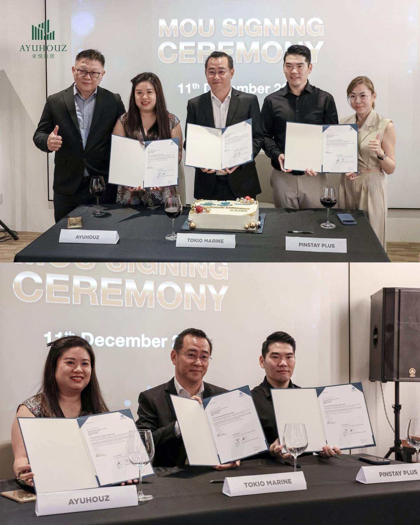 Ayuhouz & Pinstay Plus & Tokio Marine MOU Signing Ceremony